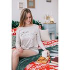 Толстовка женская KAFTAN "Sweet home" беж., р-р 42-44, 100% хлопок - Фото 7