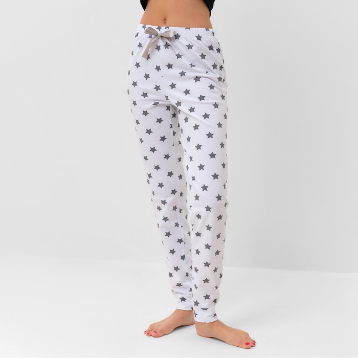 Брюки домашние женские KAFTAN Sweet home, размер 48-50, хлопок 100% - Фото 1