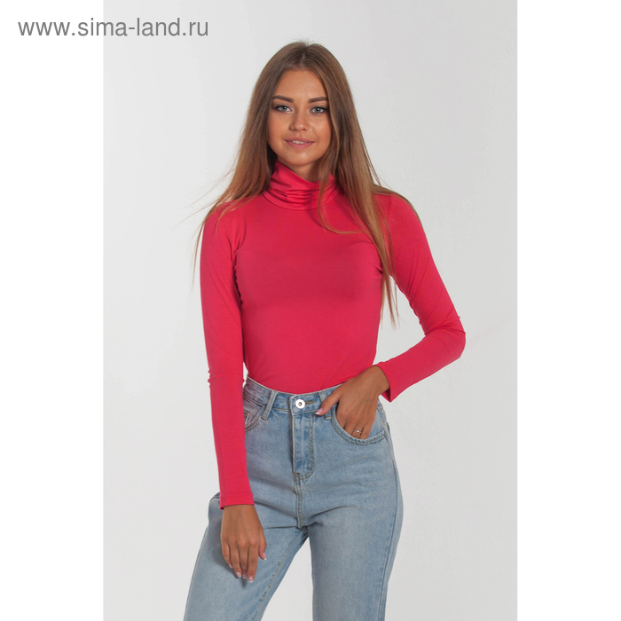 Джемпер женский KAFTAN, корал, р-р 50-52, 100% вискоза - Фото 1