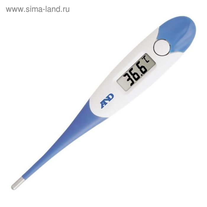 Термометр электронный A&D DT-623, водонепроницаемый корпус, гибкий наконечник, память - Фото 1