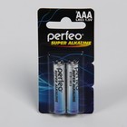 Батарейка алкалиновая Perfeo Super Alkaline, AAA, LR03-2BL, 1.5В, блистер, 2 шт. - Фото 1