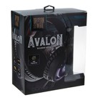 Наушники Qumo Dragon War Avalon, игровые, полноразмерные, микрофон, 3.5мм+USB, 2.2 м, черные - Фото 7