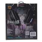 Наушники Qumo Dragon War Avalon, игровые, полноразмерные, микрофон, 3.5мм+USB, 2.2 м, черные - Фото 8