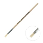 Кисть для рисования, щетина, № 4, Calligrata, плоская, деревянная ручка - Фото 6