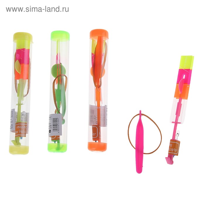 Ветрячок-рогатка световой, в тубе, цвета МИКС - Фото 1