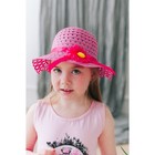 карнавальный набор шляпка+сумка с цветком малиновый р-р 50-52 2-5 лет - Фото 2
