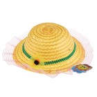 карнавальная шляпка с одной ромашкой на резинке цвета микс 8*22*22  размер 44-46 - Фото 4