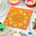 Набор бумажных салфеток "С днем рождения!" смайлики, 25х25 (20 шт.) - Фото 2