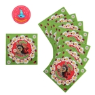 Набор бумажных салфеток "С днем рождения!" божья коровка, 33х33 (20 шт.) - Фото 1