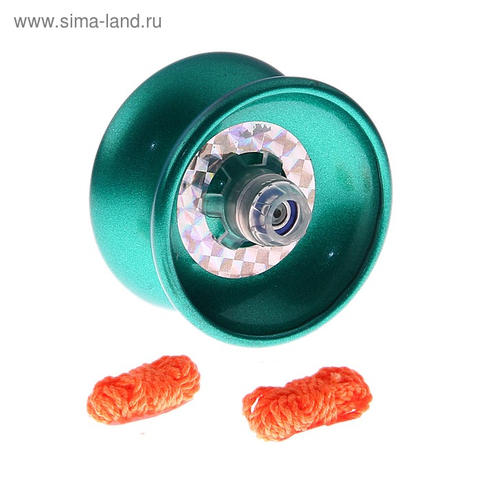 Йо-йо, голография, возвращается по нитке, в упаковке, цвета МИКС - Фото 1