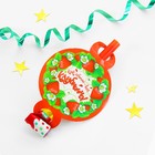 Язычок-кругляш "Как обычно - все клубнично!", набор 6 шт., d=7 см - Фото 1