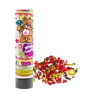 Хлопушка поворотная "Желаем счастья!" конфетти, фольга, серпантин - Фото 1