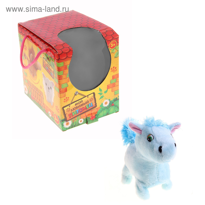 Мягкая игрушка интерактивная "Лошадь", цвета МИКС - Фото 1