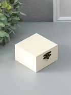 Шкатулка для росписи дерево «Квадрат», 8×8×5 см, МИКС - Фото 1