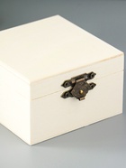 Шкатулка для росписи дерево «Квадрат», 8×8×5 см, МИКС - Фото 2