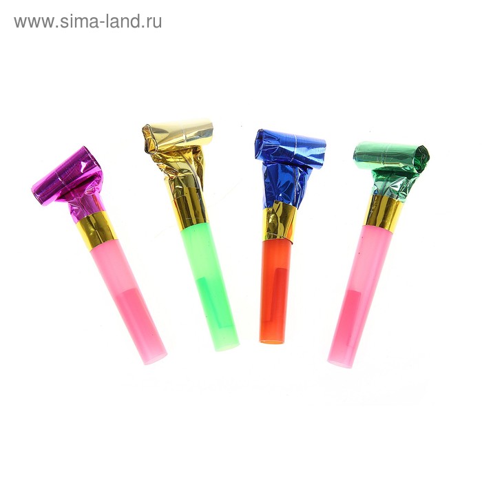 Дудка язычок, набор 24 шт., МИКС - Фото 1