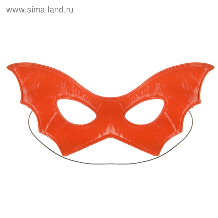 маска пластик крылья летучей мыши глянец цвета микс 10*22 - Фото 1