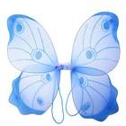 Карнавальные крылья бабочки с блестками, цвета МИКС - Фото 2