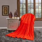 Покрывало постельное "Павлина"  оранжевый ,150 х 200 см, аэрософт 190гр/м2, пэ100% - Фото 2