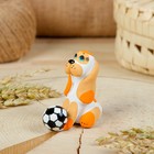 Сувенир ковровская глиняная игрушка «Собачка с мячом» - Фото 5