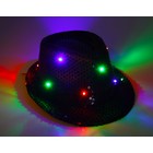 Карнавальная световая шляпа, р-р 56-58, цвет чёрный - Фото 2