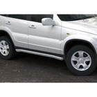 Защита порогов d76 Rival для Chevrolet Niva I рестайлинг 2009-н.в., нерж. сталь, 2 шт., R.1004.008 - Фото 1