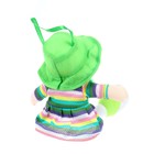 Мягкая игрушка «Кукла», в платье в полоску и шляпке, цвета МИКС - фото 8878191