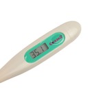 Термометр электронный "Сказка" 2908, влагозащитный, гибкий наконечник, память, бело-зелёный - Фото 3