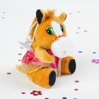 Мягкая игрушка-присоска "Лошадь девочка в юбочке", цвета МИКС - Фото 1