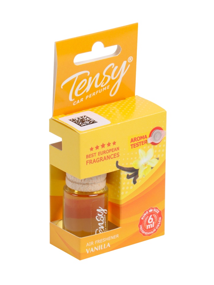 Ароматизатор в машину Tensy, ваниль, бутылочка, 6 мл, ТВ-10 - Фото 1