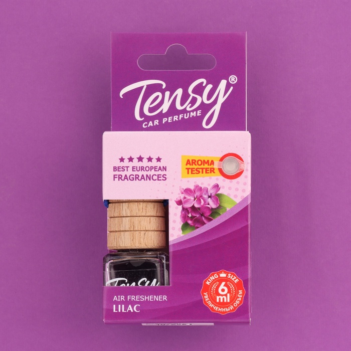 Ароматизатор в машину Tensy, сирень, бутылочка, 6 мл, ТВ-13 - Фото 1