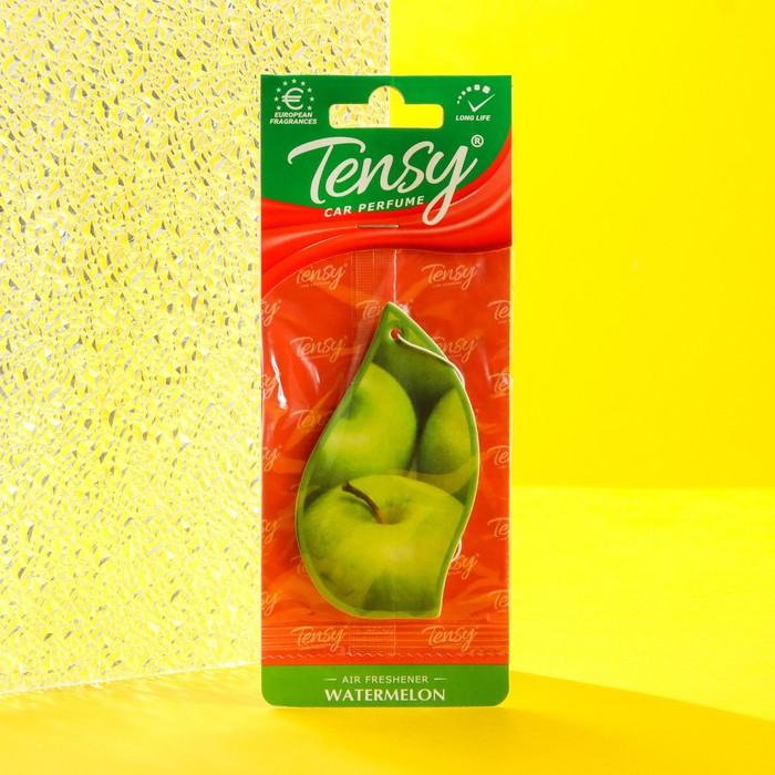 Ароматизатор подвесной Tensy картонный, Арбуз TA-05 МИКС - Фото 1
