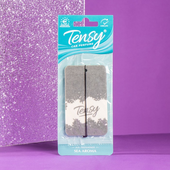 Ароматизатор подвесной Tensy картонный, Аромат моря TA-10 - Фото 1