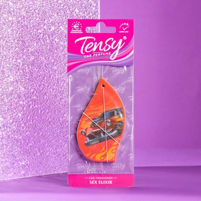 Ароматизатор подвесной Tensy картонный, Секс эликсир TA-11 МИКС