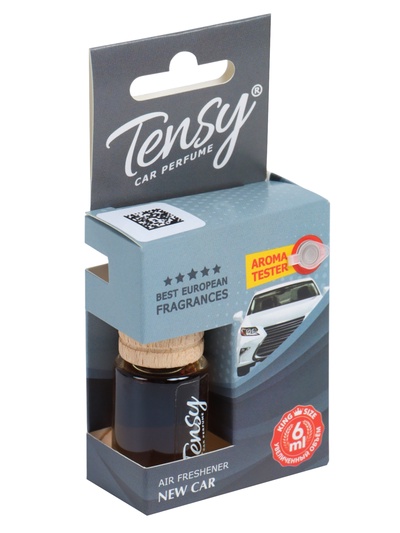 Ароматизатор в машину Tensy, новая машина, бутылочка, подвесной, 6 мл ТВ-02