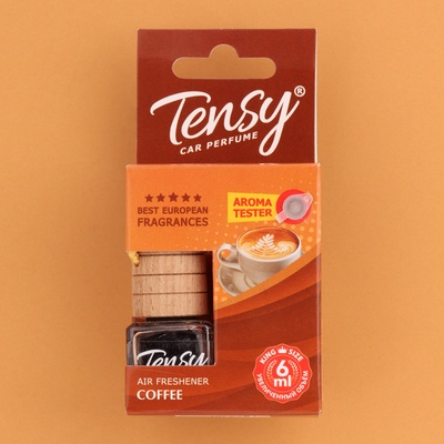 Ароматизатор в машину Tensy, кофе, бутылочка, 6 мл, ТВ-05