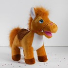 Мягкая игрушка "Лошадь с большими глазами" брови лохматые, цвета МИКС - Фото 2