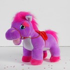 Мягкая игрушка "Лошадь с большими глазами" брови лохматые, цвета МИКС - Фото 3