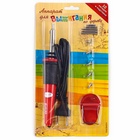 Выжигательный аппарат по дереву, набор: 10 насадок, подставка - Фото 2