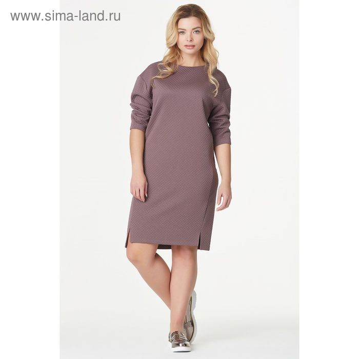 Платье женское, размер 56, цвет серый - Фото 1