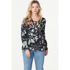 Блуза женская, размер 52, цвет чёрный - Фото 1