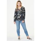 Блуза женская, размер 52, цвет чёрный - Фото 2