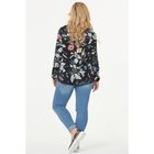 Блуза женская, размер 52, цвет чёрный - Фото 3