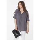 Блуза женская, размер 50, цвет серый - Фото 1