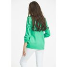 Блуза женская, размер 44, цвет зелёный - Фото 3