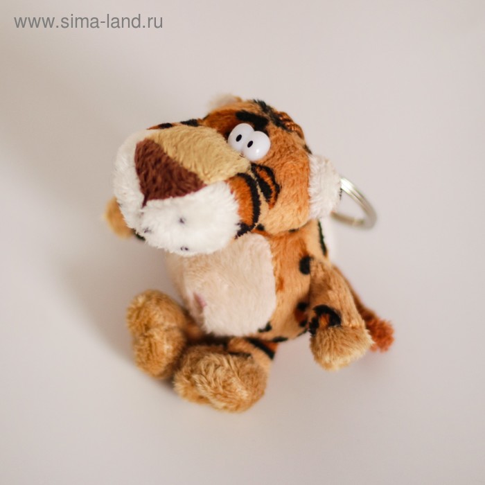 Мягкая игрушка-брелок «Леопард», в коробочке - Фото 1