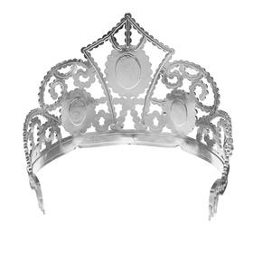 Корона на голову для девочки «Принцесса», с рубином (комплект 12 шт)