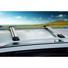 Багажник FICOPRO R55-S в сборе для рейлингов с просветом, алюминий, серебристый - Фото 2