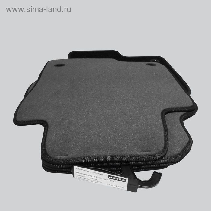 Коврики в салон для Citroën C4 Aircross(5-дв. SUV) 2012-н.в., 4 шт., текстиль "Comet-Lux", серый   2 - Фото 1