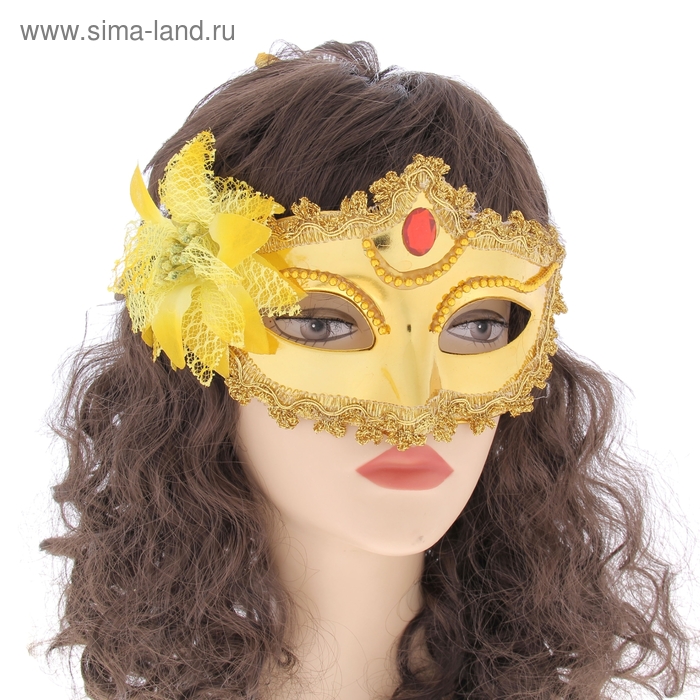 Карнавальная маска "Царица", цвета МИКС - Фото 1